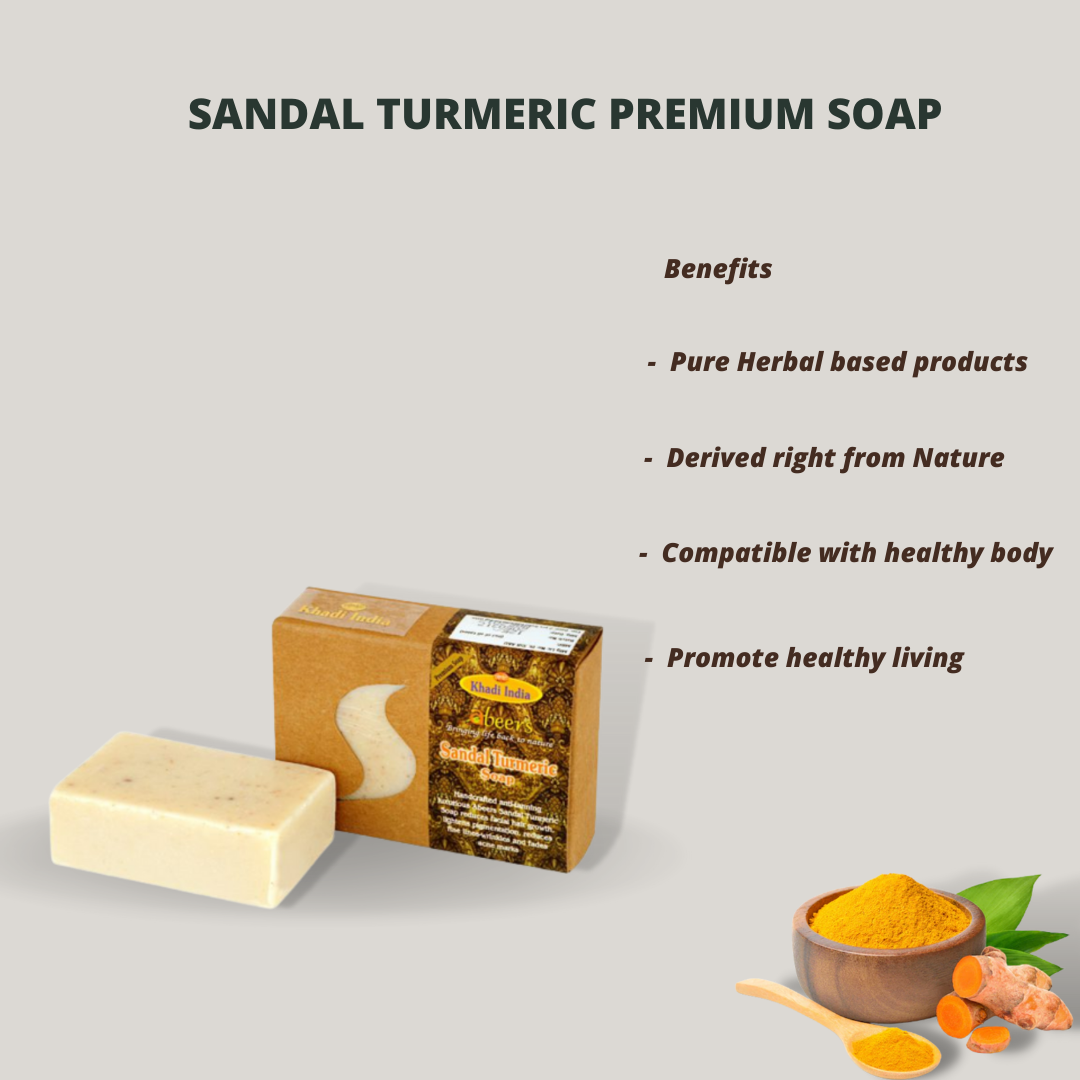 Turmeric Sandal Soap – Givi Naturals